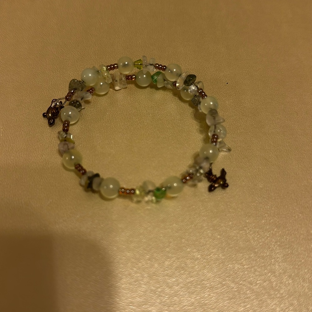 Bracelet with bird charms